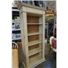 Image 2 : WHITE BOOKSHELF - APPROX 82 INCHES TALL
