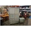 Image 1 : MAPLE 2 PIECE WARDROBE AND 2 DRAWER NIGHTSTAND