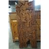 Image 7 : 47" highly carved slab of wood