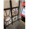 Image 3 : LARGE ARCHITECTURAL OUTDOOR SCREEN DIVIDER WITH FLAG HOLDER APPROX 10 FOOT TALL, 64 INCHES WIDE