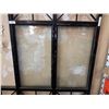 Image 4 : LARGE ARCHITECTURAL OUTDOOR SCREEN DIVIDER WITH FLAG HOLDER APPROX 10 FOOT TALL, 64 INCHES WIDE