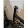 Image 7 : LARGE ARCHITECTURAL OUTDOOR SCREEN DIVIDER WITH FLAG HOLDER APPROX 10 FOOT TALL, 64 INCHES WIDE