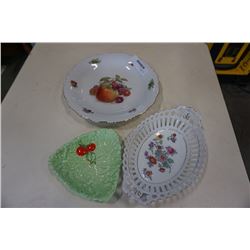 3 german serving dishes