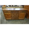 Image 1 : Wooden side board server