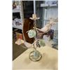 Image 4 : Elephant statue, bird candleabra and wooden corner shelves
