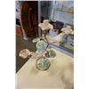 Image 5 : Elephant statue, bird candleabra and wooden corner shelves