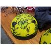 Image 2 : 2 HAND PAINTED GLASS DOMES