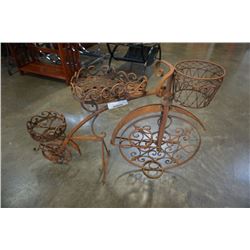 27" metal tricycle garden decor