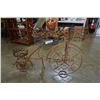 Image 2 : 27" metal tricycle garden decor