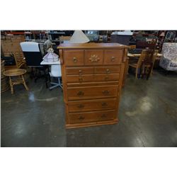 5 DRAWER PINE CHEST OF DRAWERS