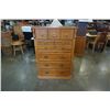 Image 2 : 5 DRAWER PINE CHEST OF DRAWERS