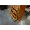 Image 7 : 5 DRAWER PINE CHEST OF DRAWERS