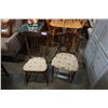 Image 1 : ANTIQUE CHAIR AND ROCKING CHAIR