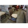 Image 3 : ANTIQUE CHAIR AND ROCKING CHAIR