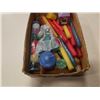 Image 3 : 2 trays of candles and glassware
