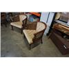 Image 2 : 2 VINTAGE BUCKET CHAIRS