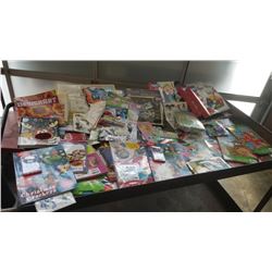 LARGE LOT OF NEW ACTIVITY BOOKS, GAMES, PUZZLES AND MORE