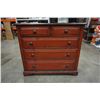 Image 2 : RED 5 DRAWER DRESSER