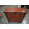 Image 3 : RED 5 DRAWER DRESSER
