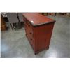 Image 5 : RED 5 DRAWER DRESSER