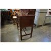 Image 10 : ANTIQUE MAHOGANY FINISH DESK UNIT