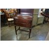 Image 2 : ANTIQUE MAHOGANY FINISH DESK UNIT