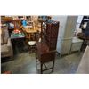Image 9 : ANTIQUE MAHOGANY FINISH DESK UNIT