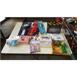 LOT OF NEW TOYS, WII ACCESSORY, SOCK BEAR AND MORE