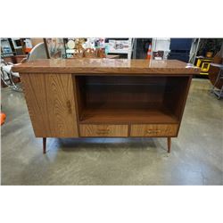 VINTAGE CABINET WITH GLASS SHELF