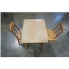 Image 1 : WOOD KIDS TABLE AND 2 CHAIRS