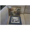 Image 1 : ANTIQUE COTTAGE SCENE AND ANTIQUE PORTRAIT