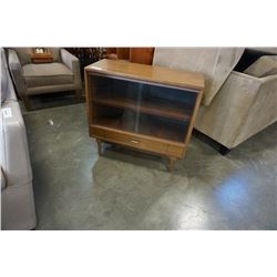 VINTAGE GLASS DOOR CABINET