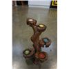 Image 3 : 5 tier wooden tea light holder