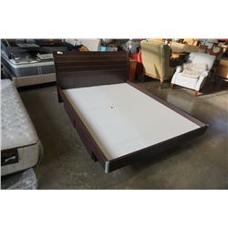 MODERN QUEENSIZE PLATFORM BED FRAME WITH 4 DRAWERS UNDERBED STORAGE