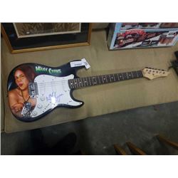 STEDMANPRO ELECTRIC GUITAR MILEY CRYUS SIGNED