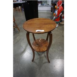 ROUND 2 TIER SIDE TABLE