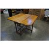 Image 2 : VINTAGE GATELEG DINING TABLE WITH DRAWER