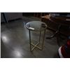 Image 1 : METAL GLASSTOP ENDTABLE