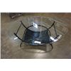 Image 1 : GLASSTOP METAL BASE COFFEE TABLE