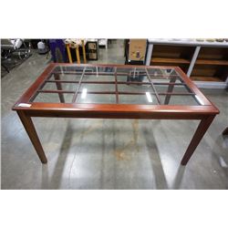 GLASSTOP DINING TABLE