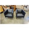 Image 1 : 2 LEATHER CHAIRS