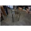 Image 1 : BRASS AND GLASS SIDE TABLE MISSING ONE PIECE OF GLASS