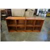 Image 2 : 2 SMALL WOOD SHELVES