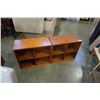 Image 3 : 2 SMALL WOOD SHELVES