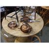 Image 1 : LOT OF COPPER POTS, PANS, KETTLE