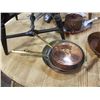 Image 2 : LOT OF COPPER POTS, PANS, KETTLE