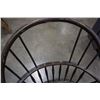 Image 16 : ROUND FARM TABLE AND 4 SPINDLE BACK CHAIRS