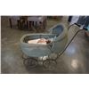 Image 2 : VINTAGE DOLL CARRIAGE WICKER