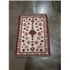 Image 2 : Handmade carpet runner with tassels 2.5' x 3.5'