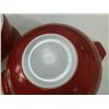 Image 4 : SET OF 3 VINTAGE COLORED PYREX BOWLS